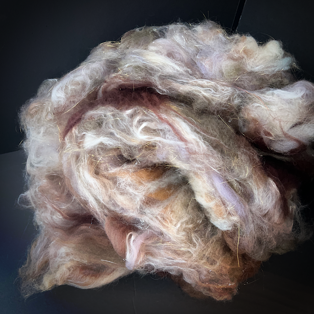 Batt for spinning yarn