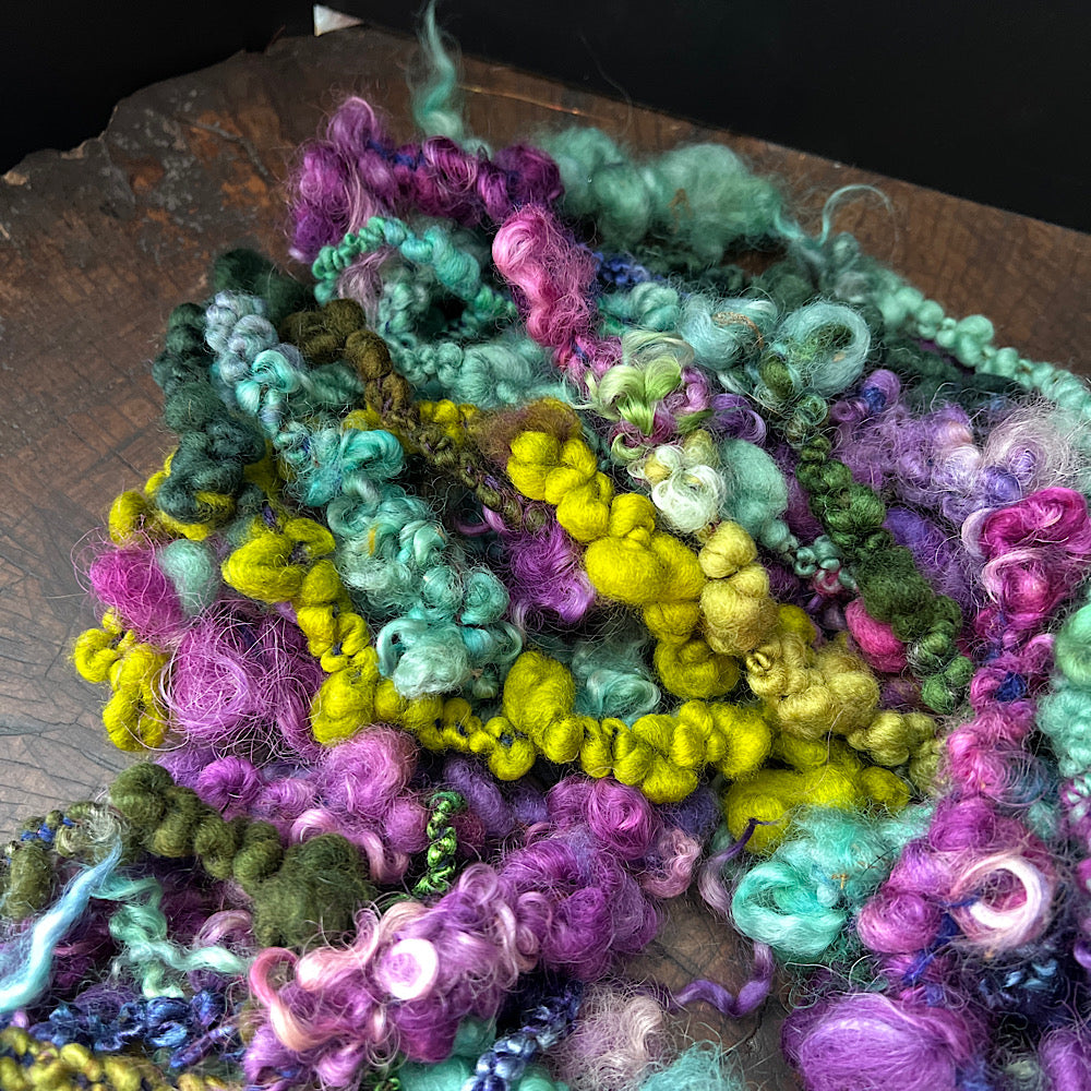 Mermaid curls art yarn