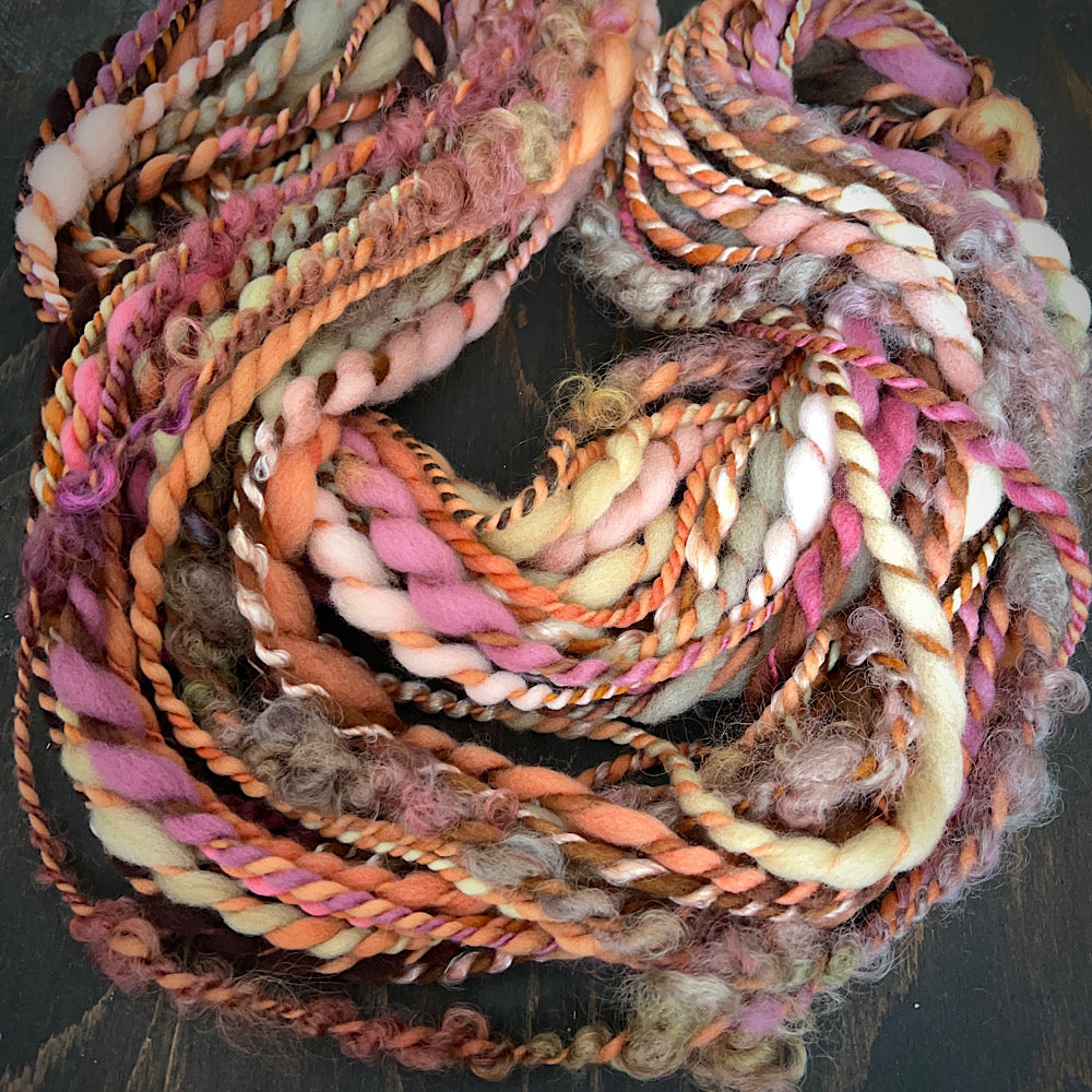 Art yarn for weaving and knitting