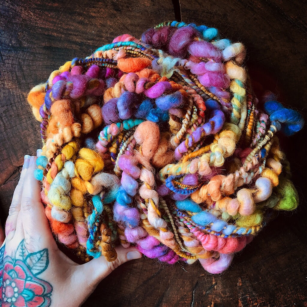Happiness art yarn