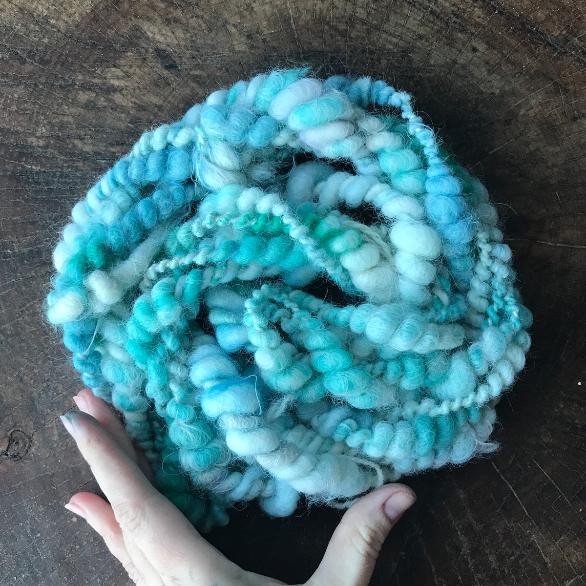Blue  art yarn 45g - Mynoush