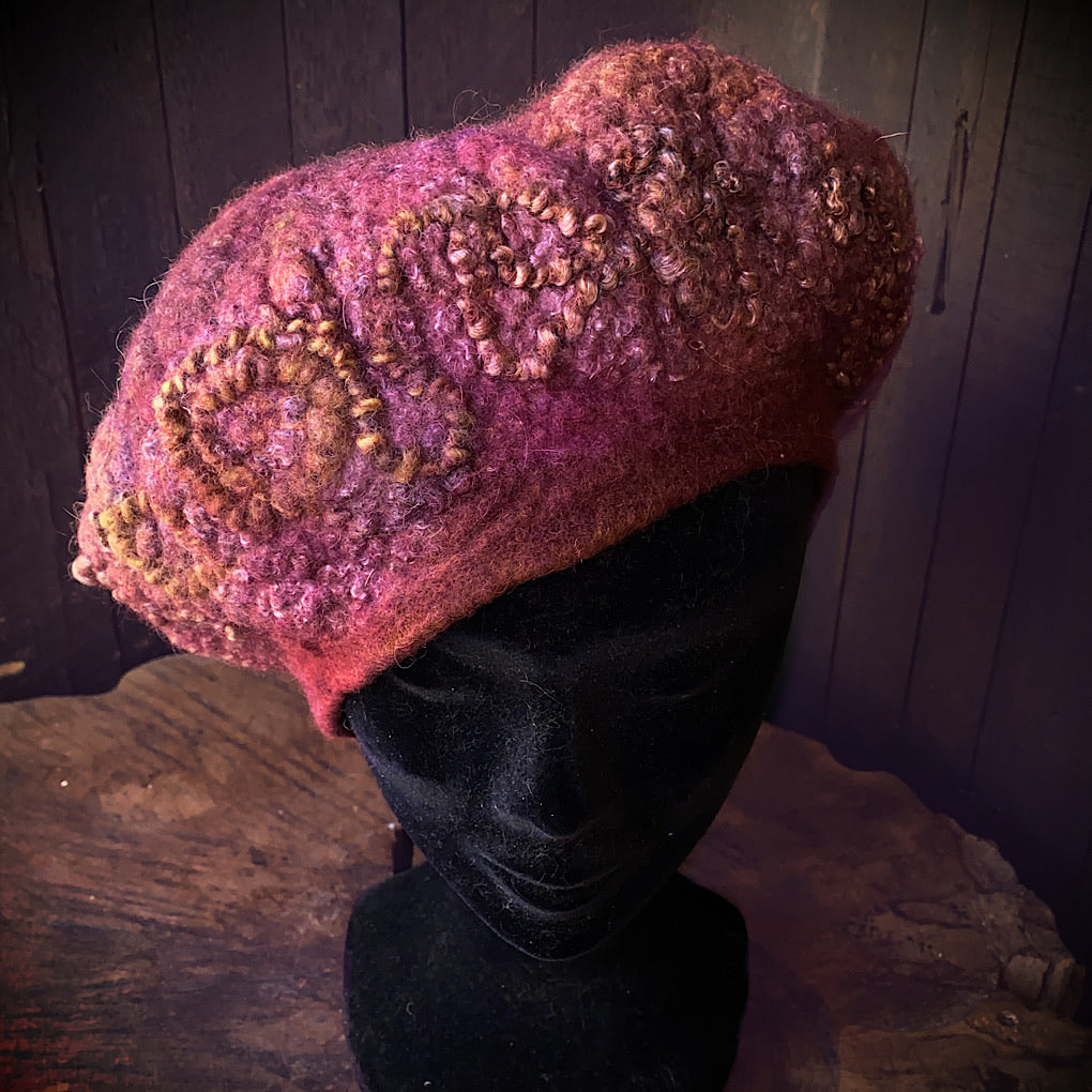 Felted beret