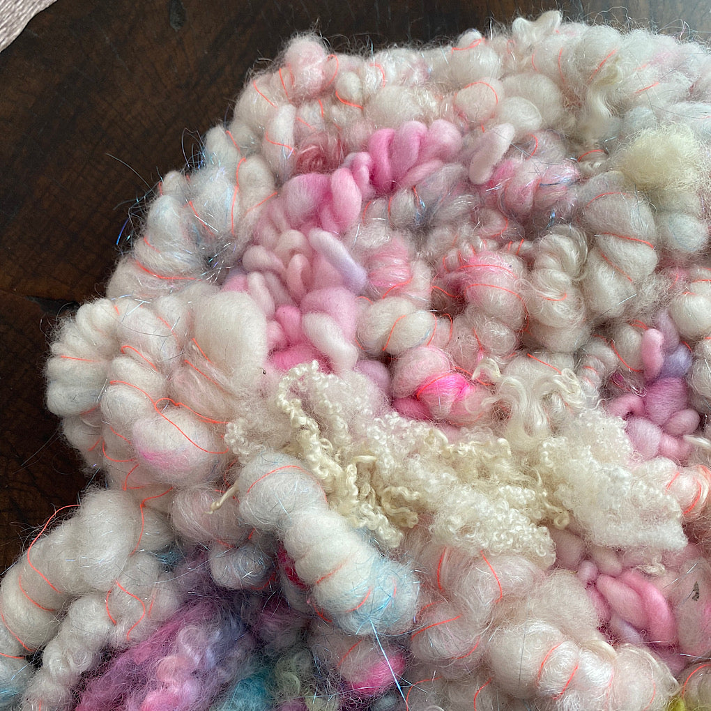 Petals - Round woven wall hanging