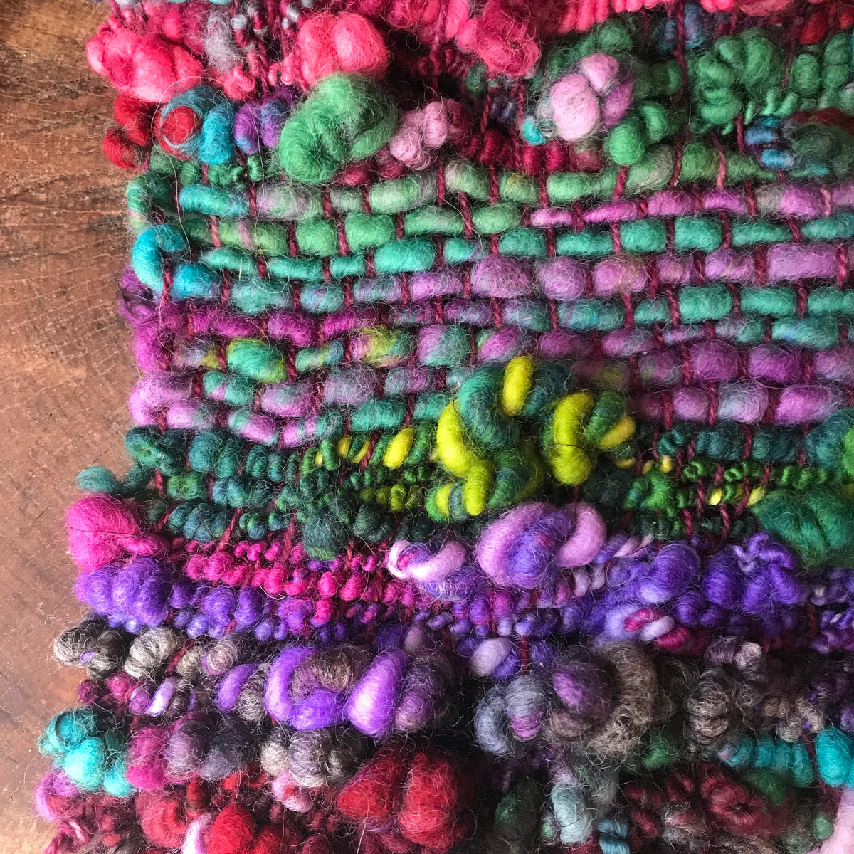 Dark rainbow scarf Foulard charcoal rainbow - Mynoush