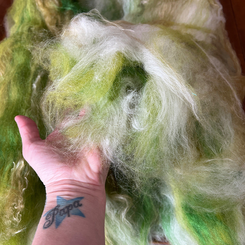 Batt for spinning yarn