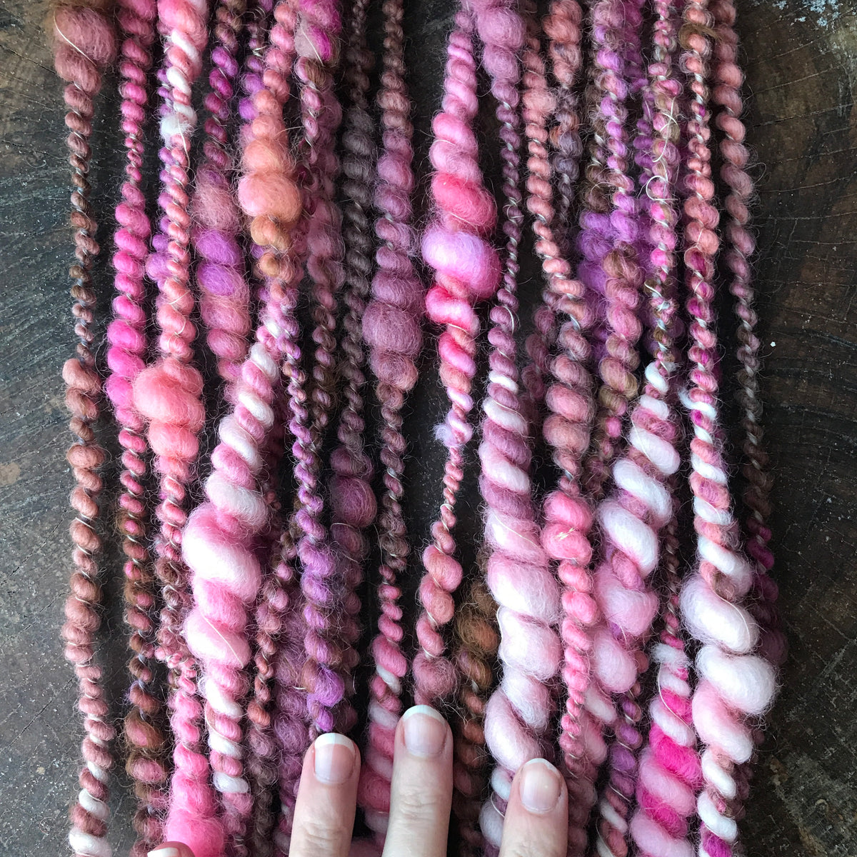 Peach pink art yarn 80g - Mynoush