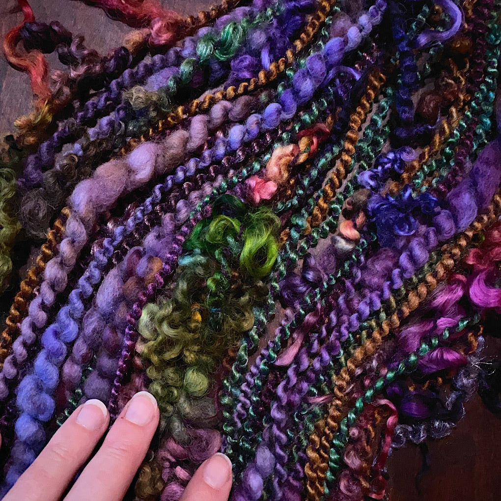 Passionate One-of-a-kind Silk art yarn