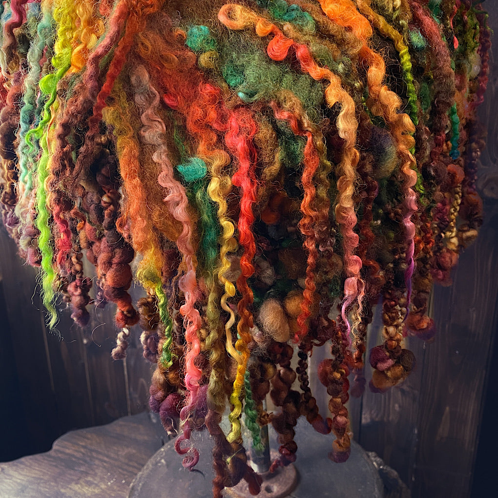 Woodland felted collar