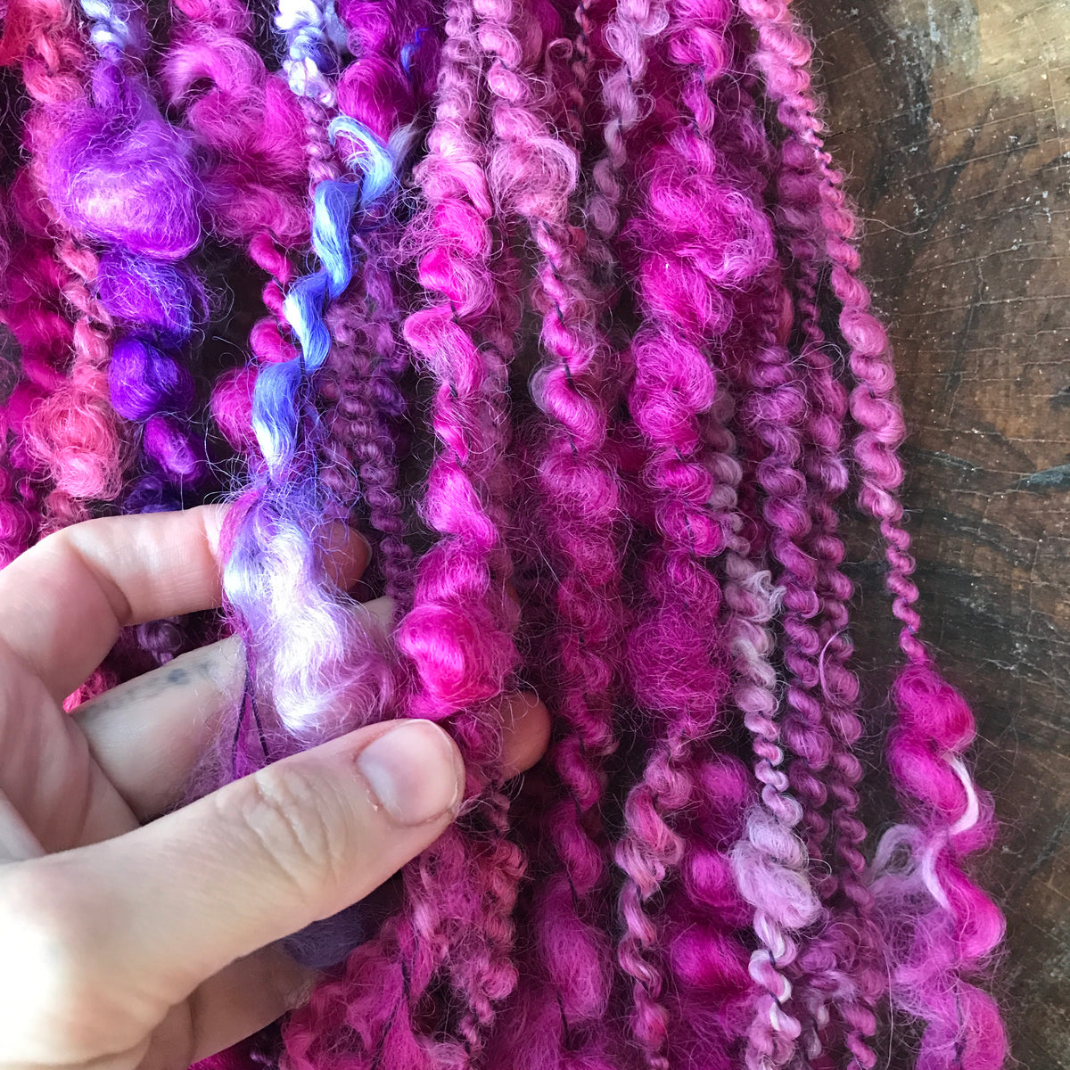 Pink alpaca yarn 100g - Mynoush