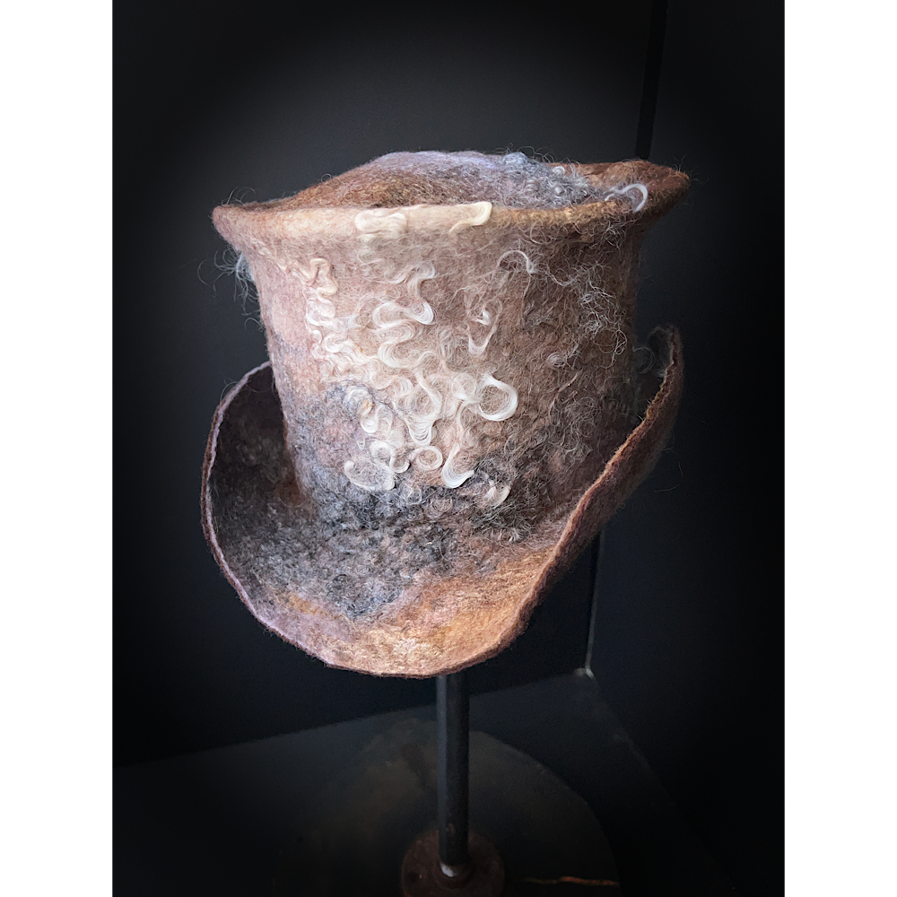 Felted top hat  - 23”