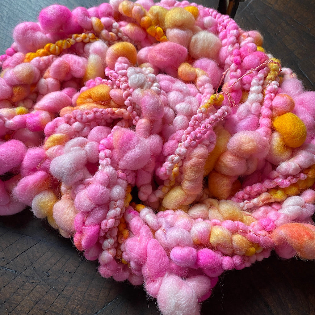 Honey Rose Jumbo boucle Art yarn