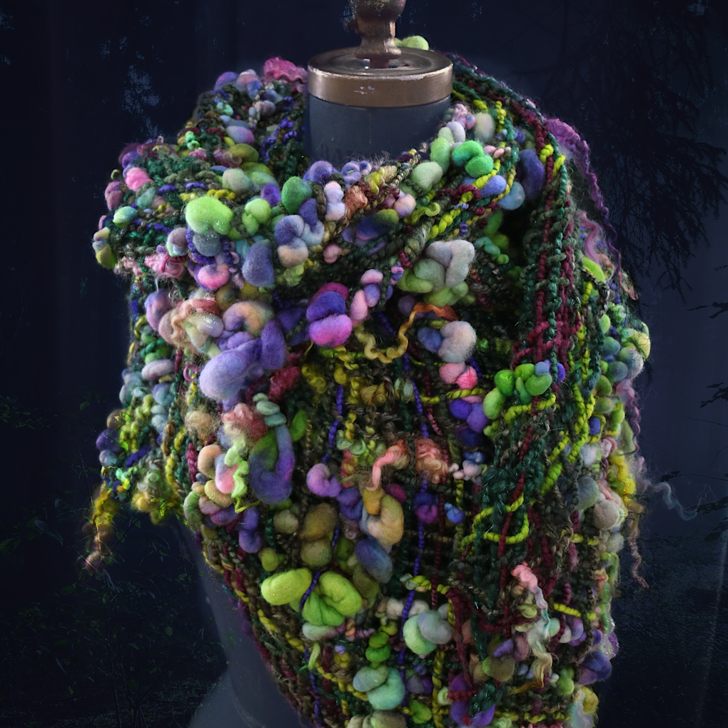 AURA merino silk Shawl