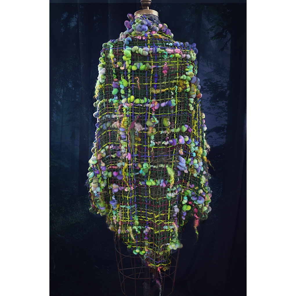 AURA merino silk Shawl