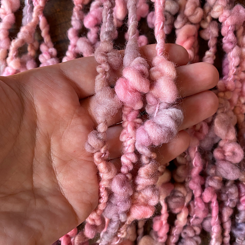 Sweet peach Art yarn