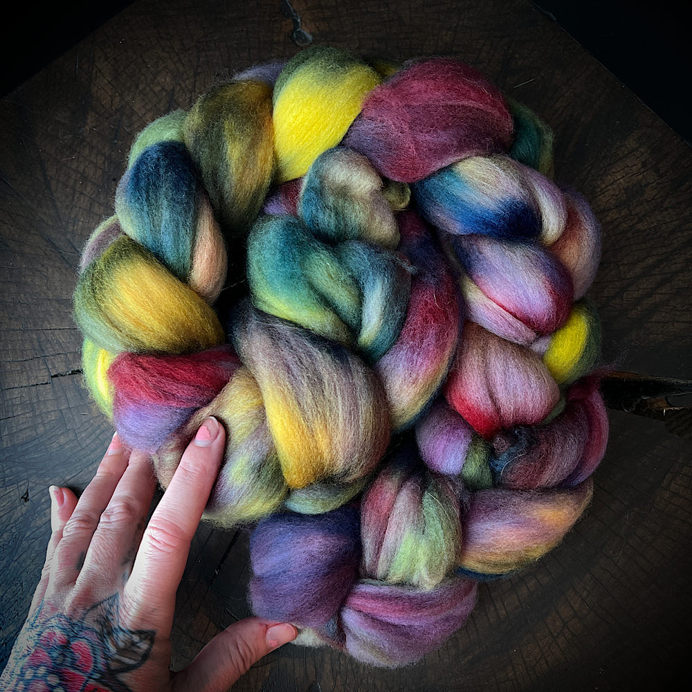 Merino Roving for spinning yarn