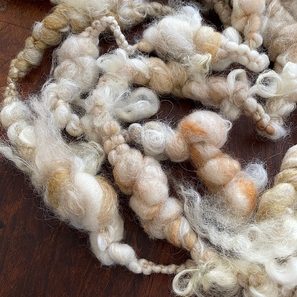 Maple butter Jumbo boucle Art yarn