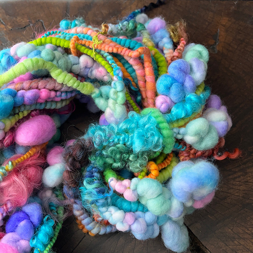 Sweet blues - set of jumbo art yarn