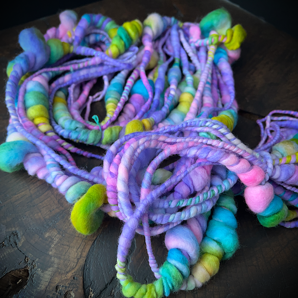 Unicorn - jumbo spiral art yarn