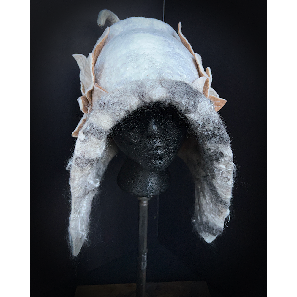 Felted fairy hood 23-24”