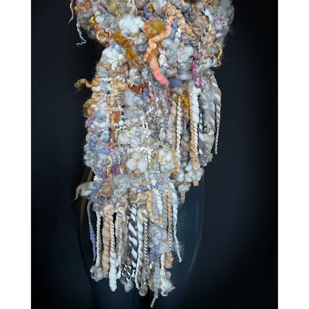 Golden rose Woven scarf 2022