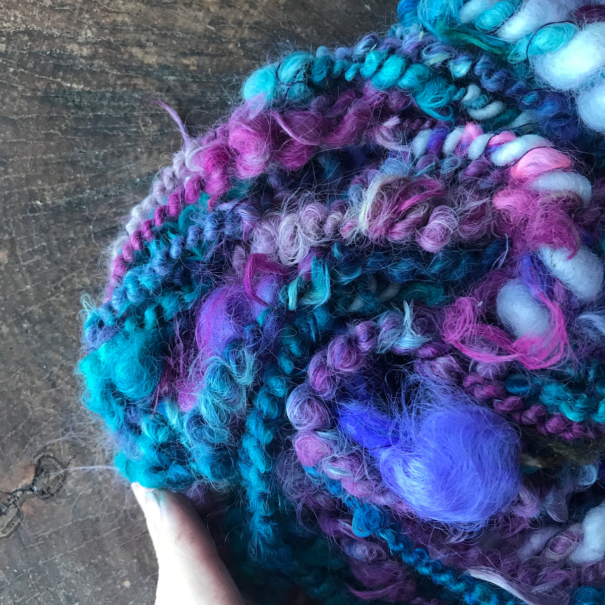 Purple alpaca yarn 100g - Mynoush