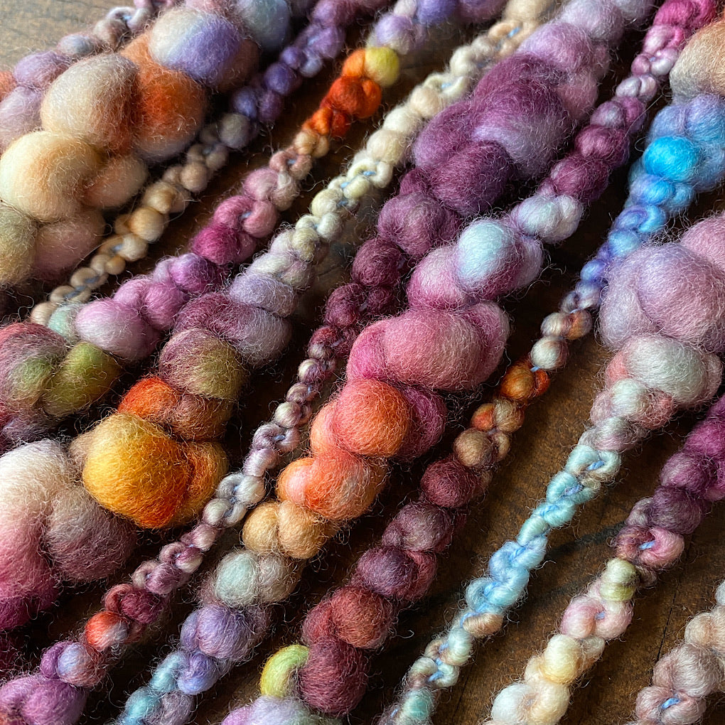 Velours bleu Art yarn