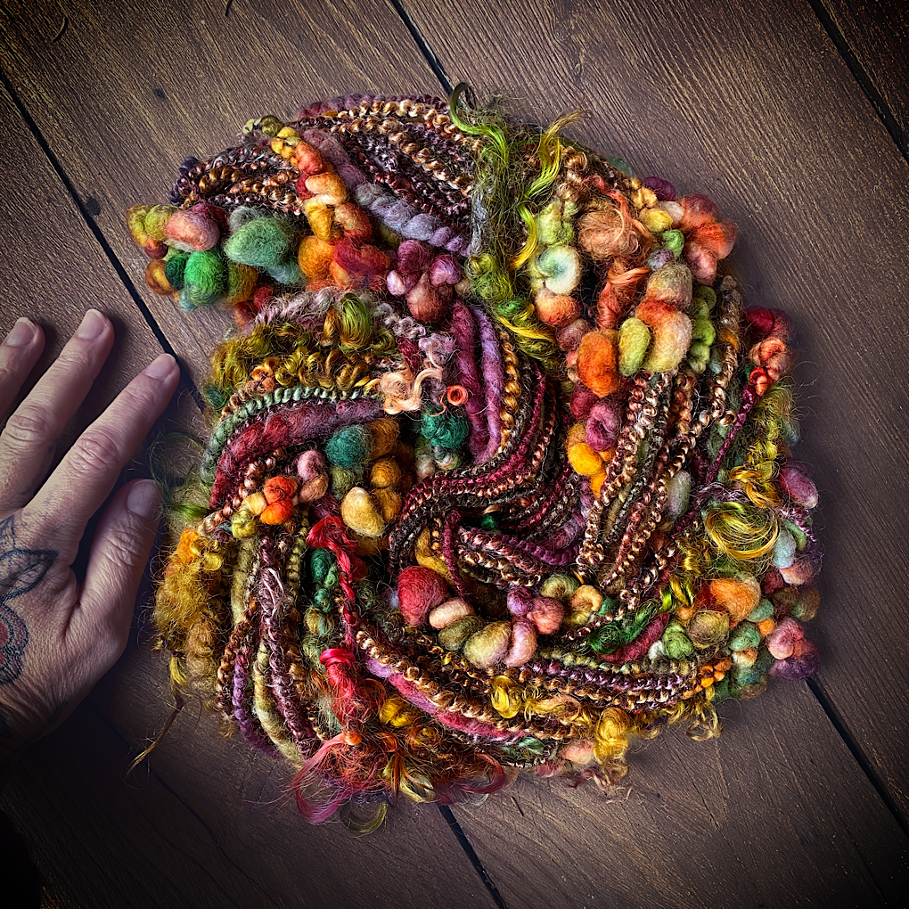 Potiron - silk tencel Signature art yarn