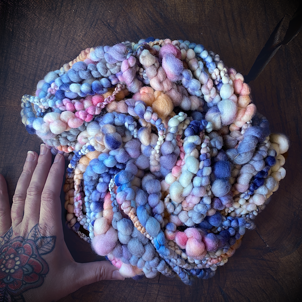 Les rêves bleus Art yarn