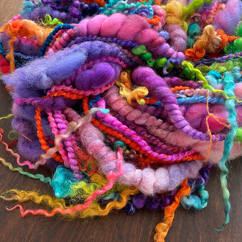 Bloom - Merino silk knitting art yarn