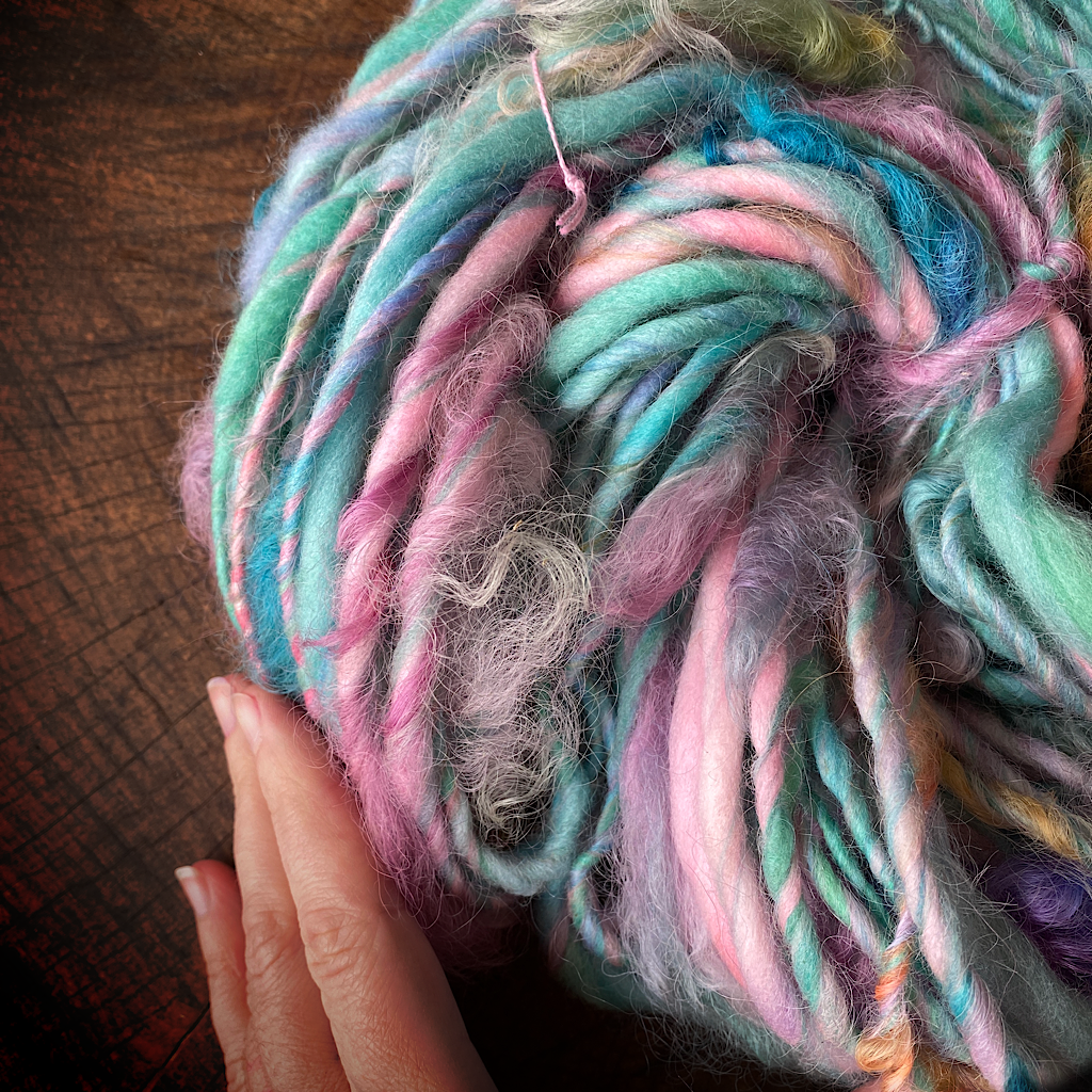 Menthe glacée art yarn