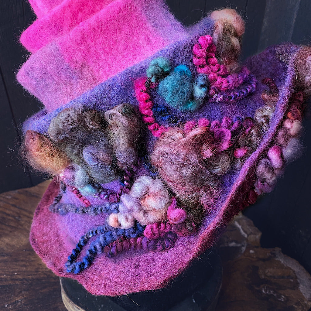 Swirl Felted hat