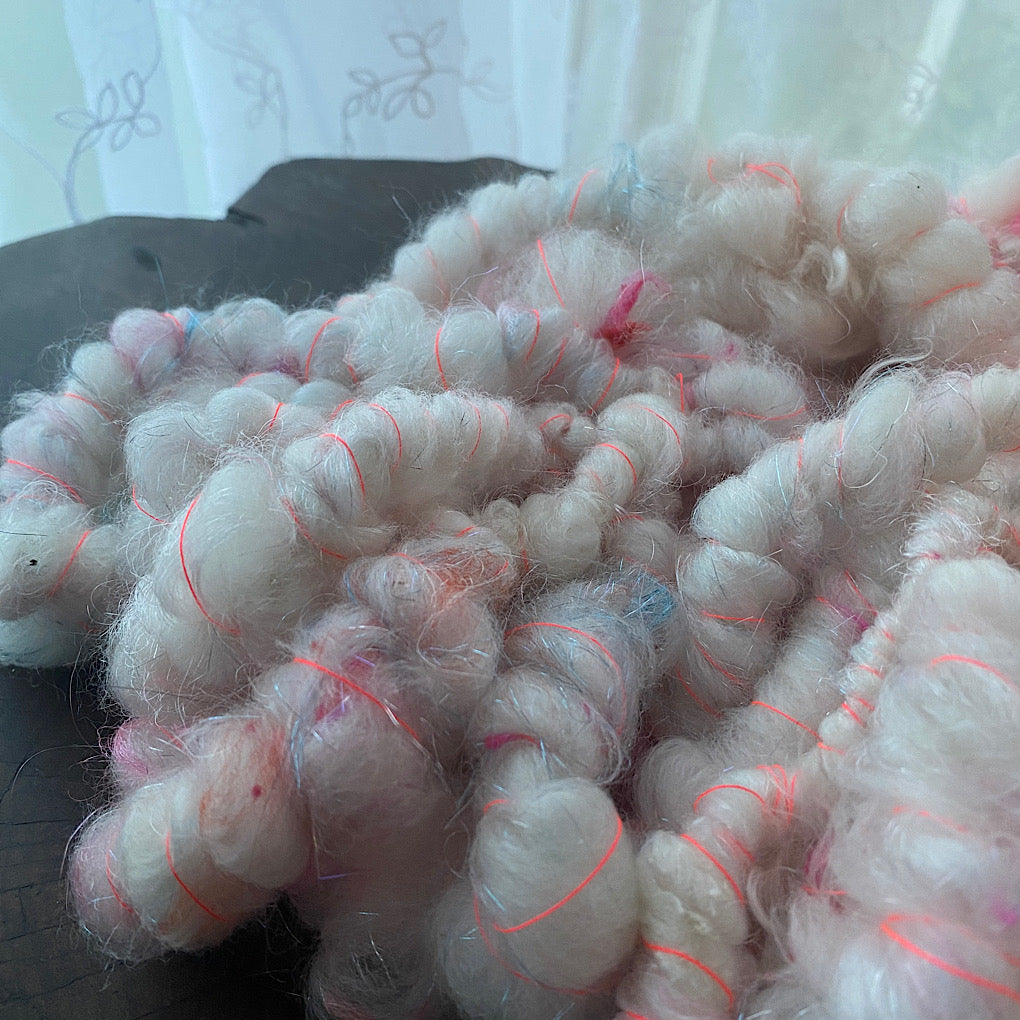 Cloud spark Super coiled Art yarn