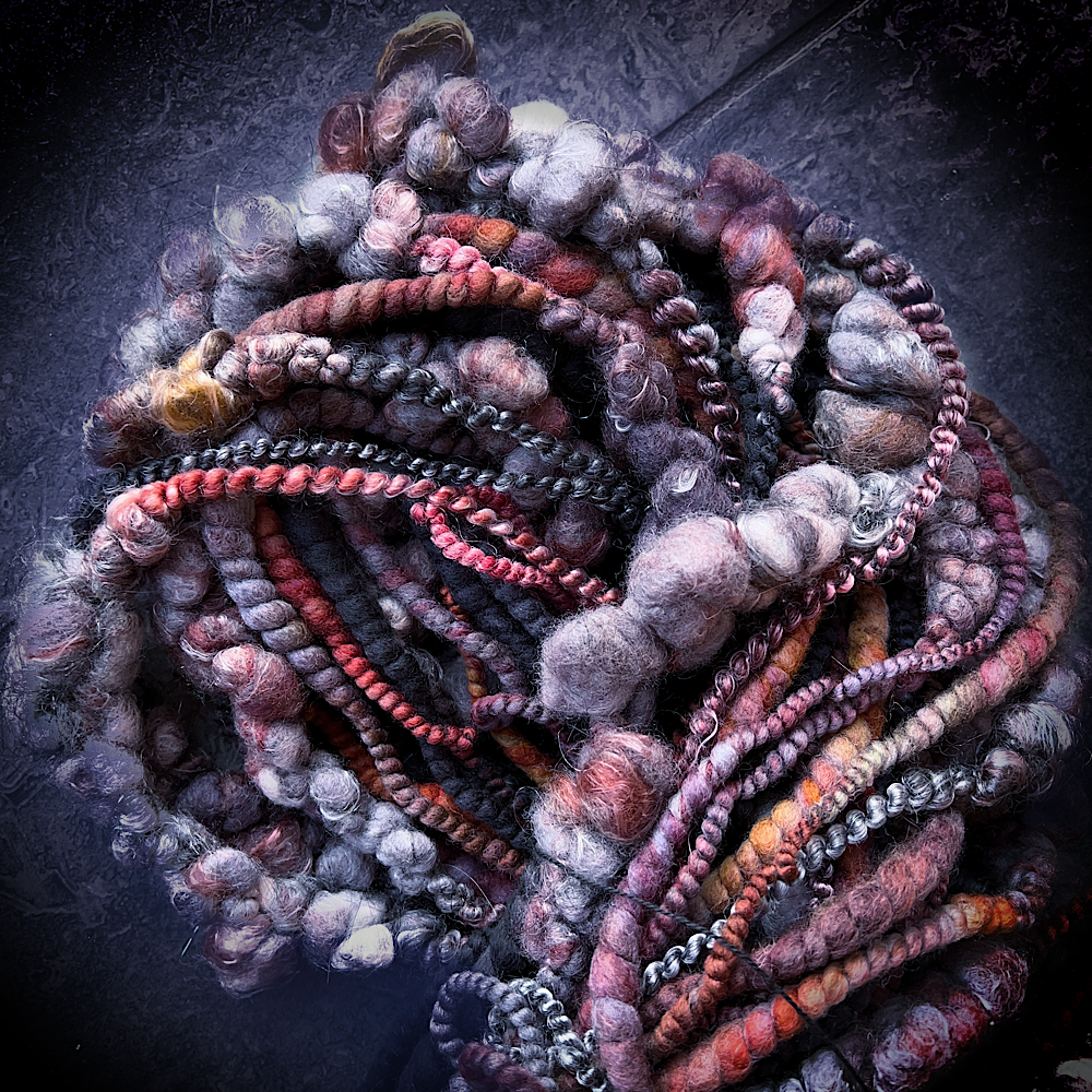 Ambre Smoke - large set of jumbo art yarn 11 oz