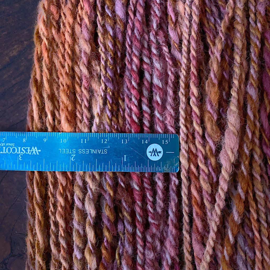 Hand spun alpaca yarn 8