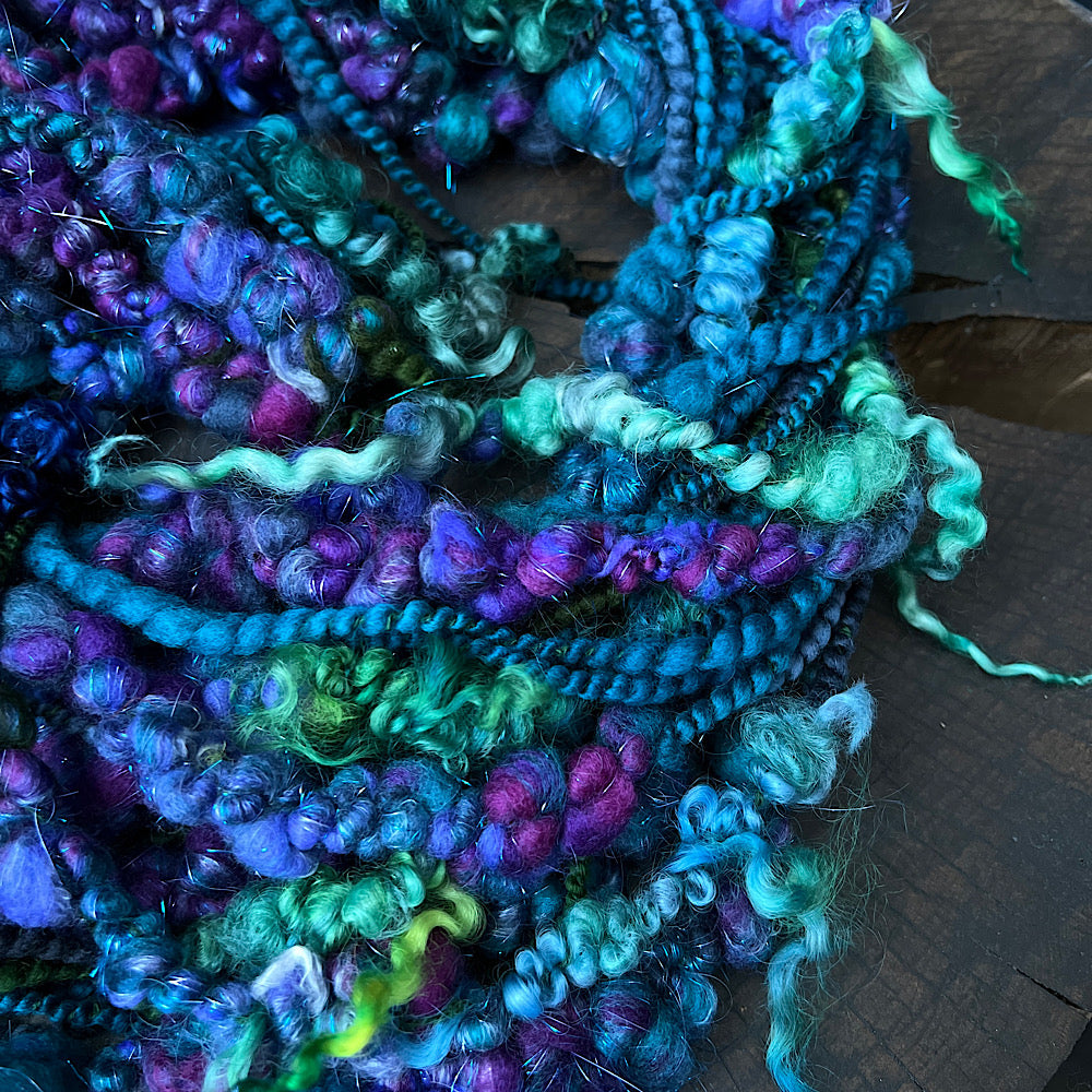Turquoise rays signature art yarn