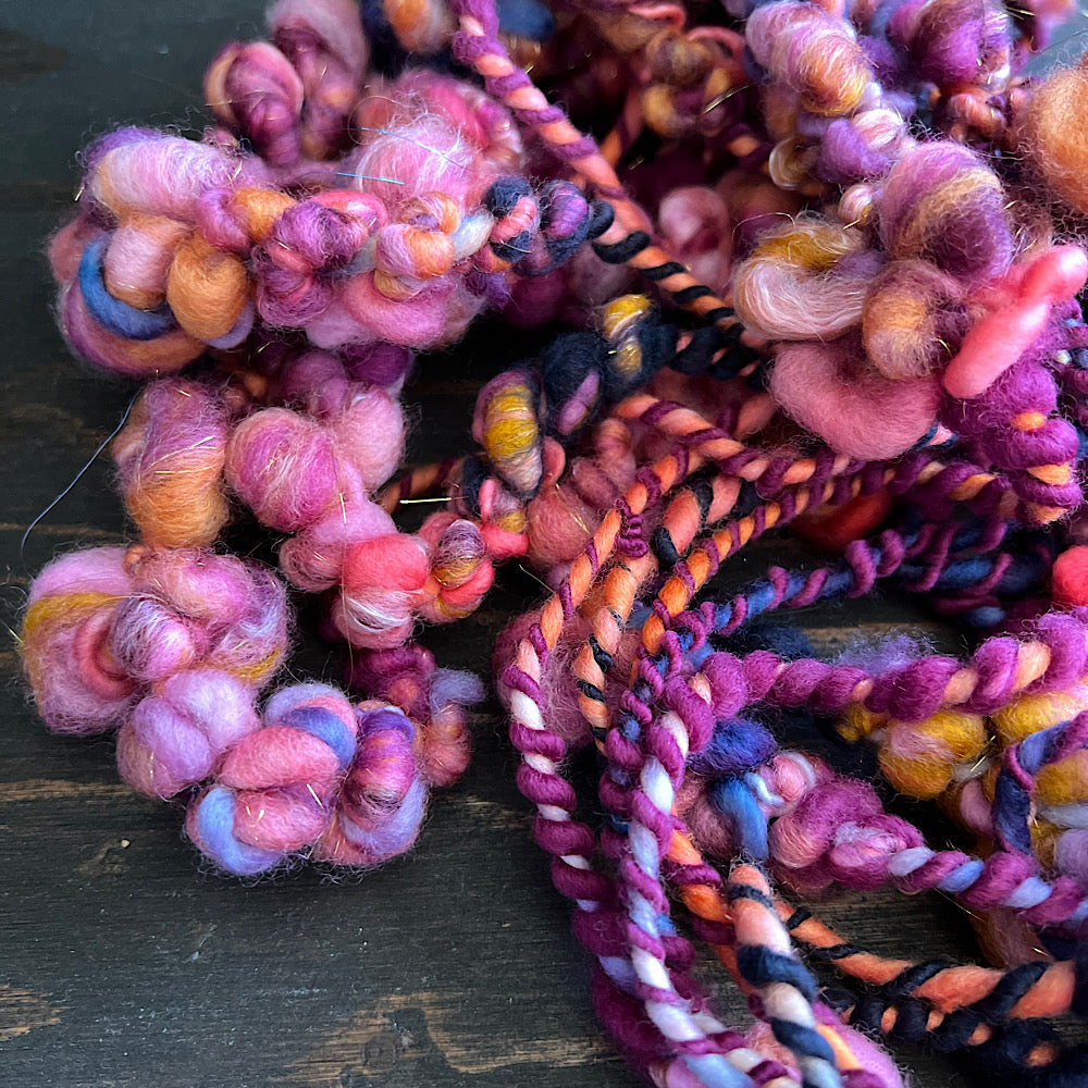 Anise and roses weaving art yarn