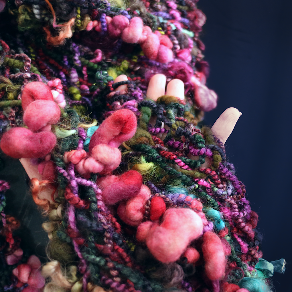 Kiss from a Rose merino silk Shawl