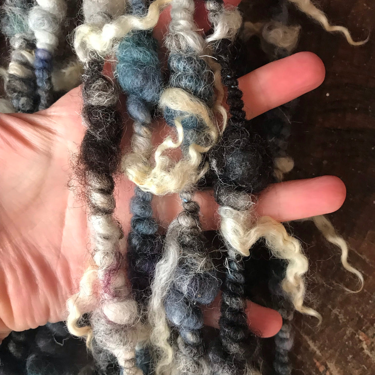 Blue grey art yarn 100g 12y - Mynoush