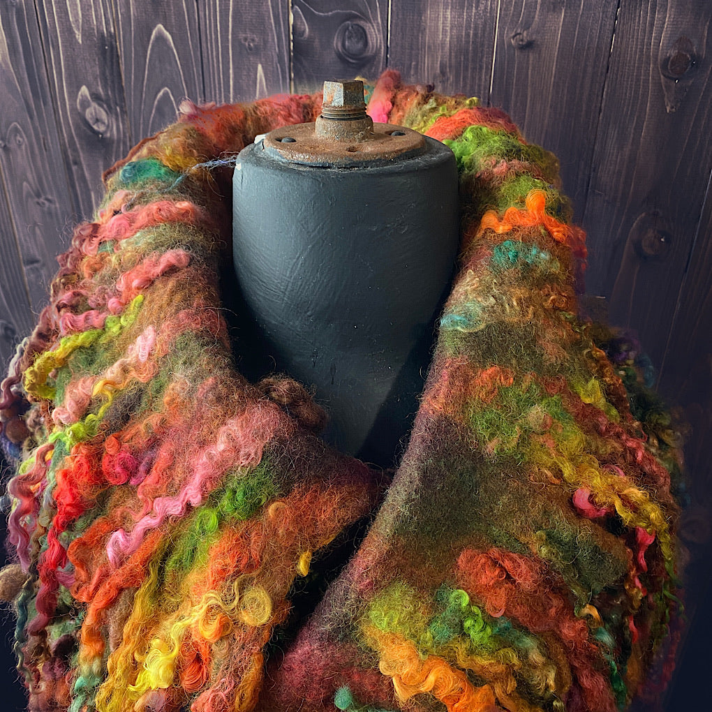 Woodland felted collar