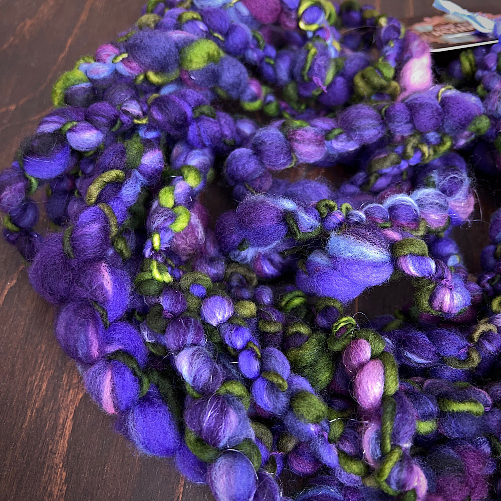 Art yarn for weaving