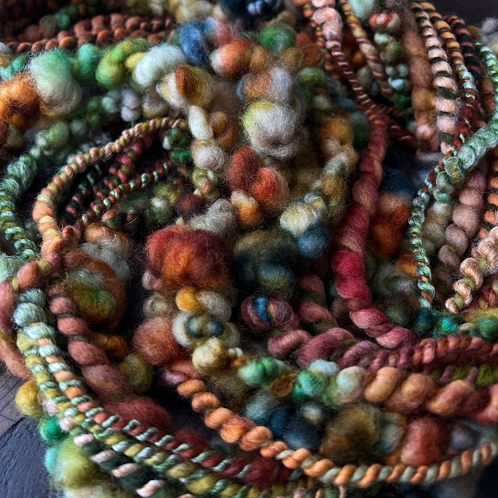 Caramel pistachio - art yarn