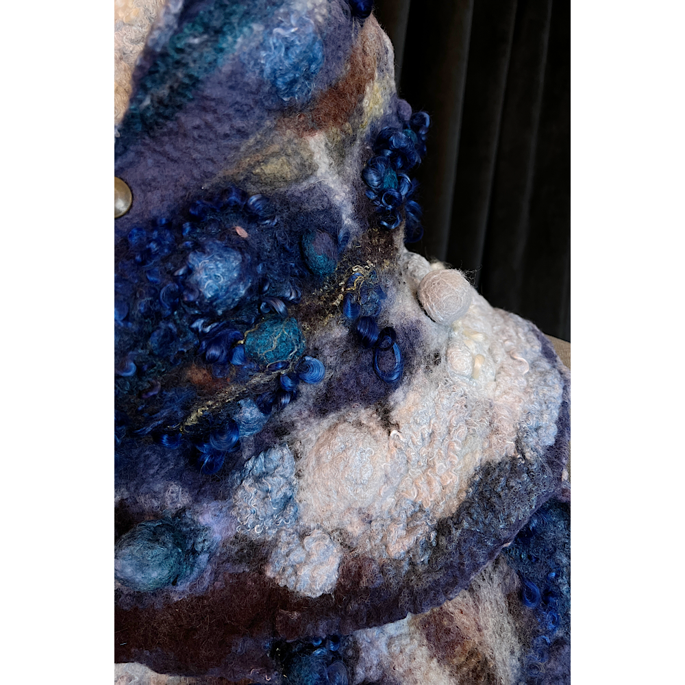 2022 Landscape serie  - felted scarf