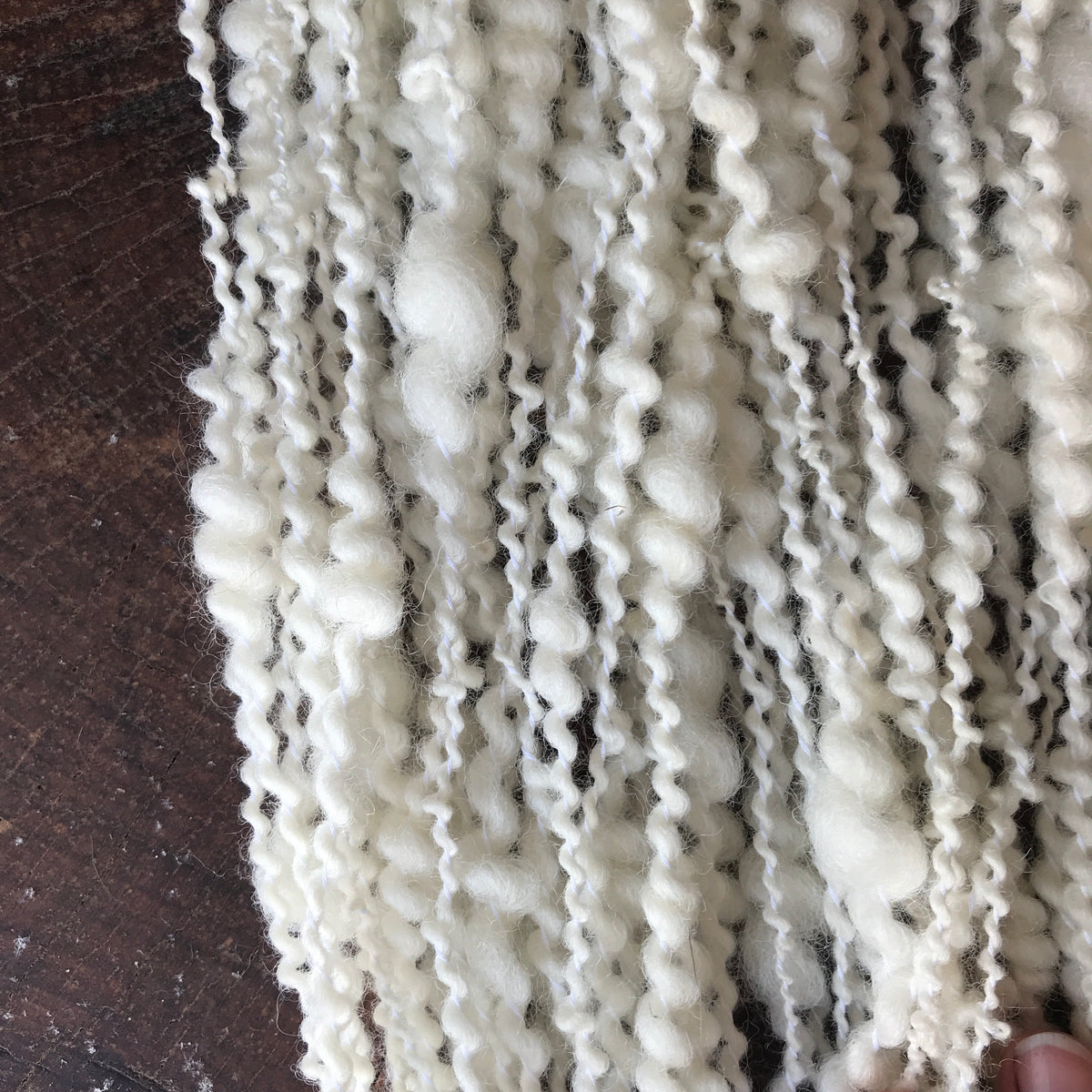 White spiral yarn 100g - Mynoush