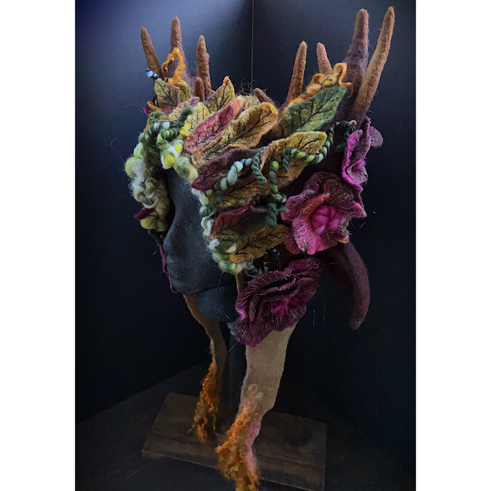 Faun felted Hood