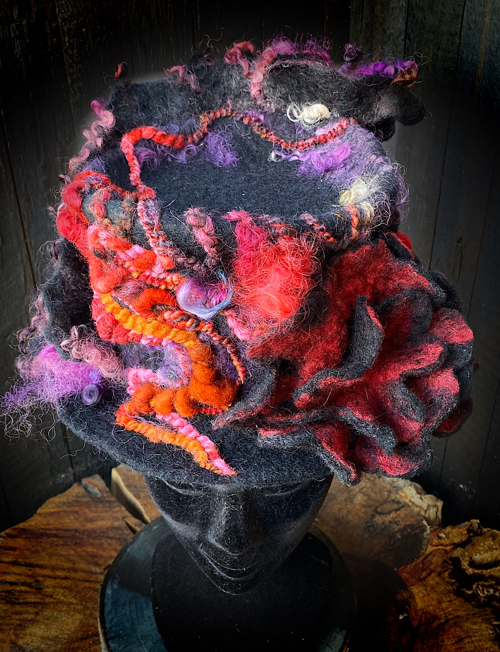 Felted top hat