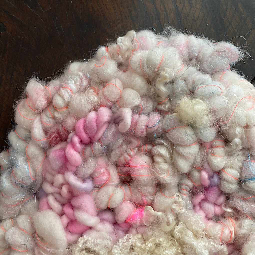 Petals - Round woven wall hanging