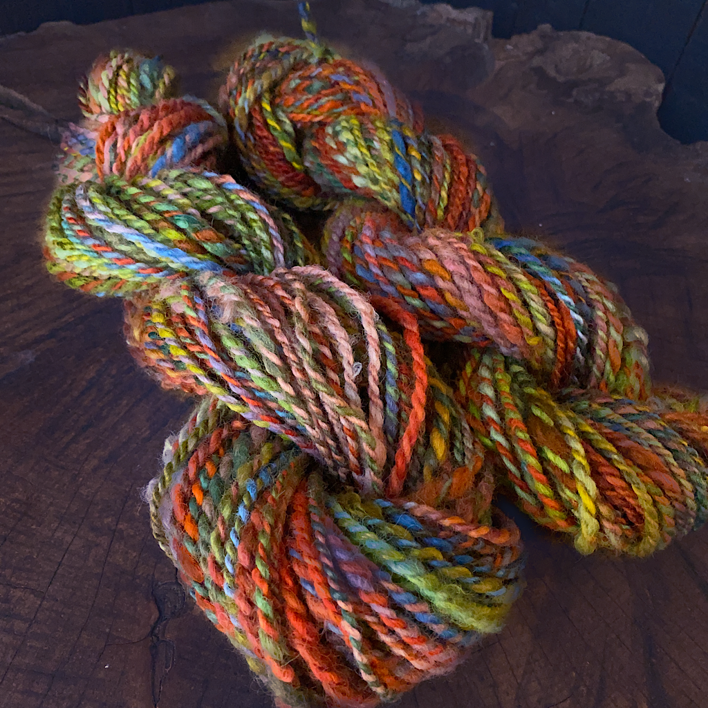 Hand spun alpaca yarn 6