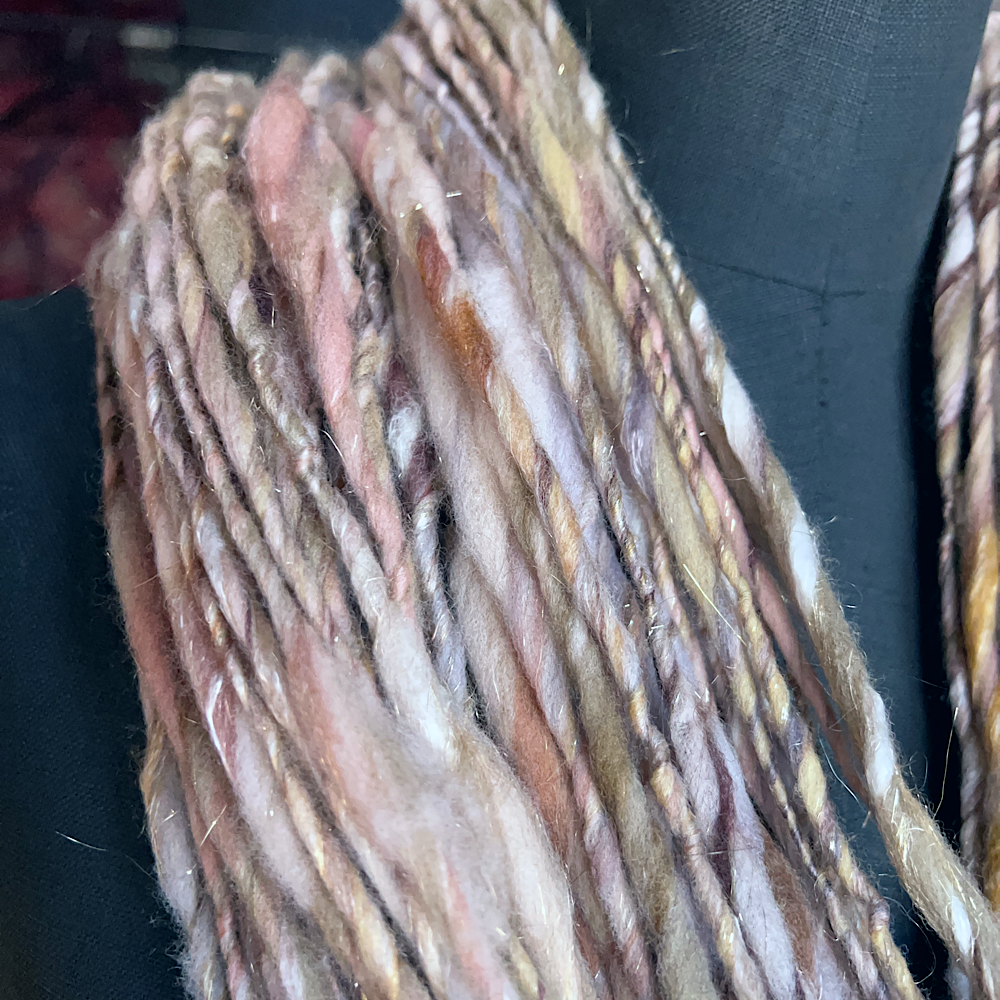 Hand spun yarn single