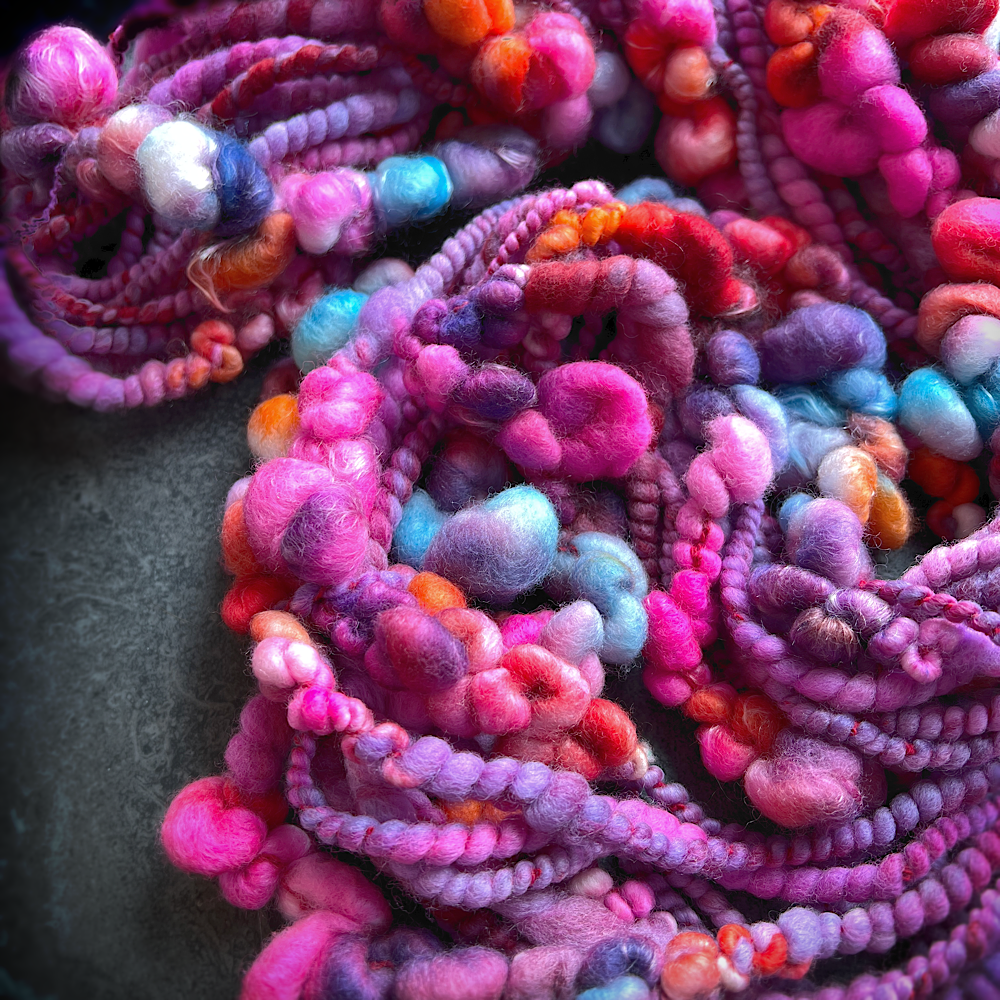 Floralies - bubbly art yarn