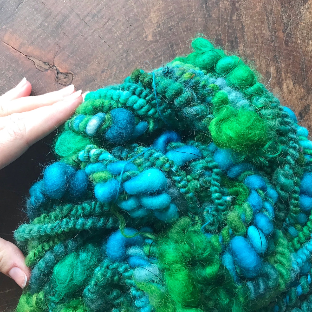 Turquoise Green  art yarn  100g 17y - Mynoush